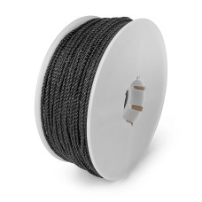 3/16" x 600' Twisted Polypropylene Rope, Black